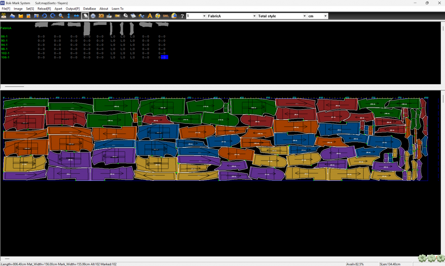 Nesting Layout Optimization BOK AI INTELLIGENT SUPER NESTING SYSTEM - Bok CAD AI marker ...